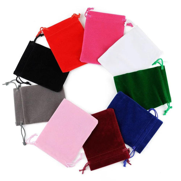 50Pcs 5x7 Velvet Bag Drawstrings Pouches Small size Jewelry Gift Display Packing Bags MRLOUIS