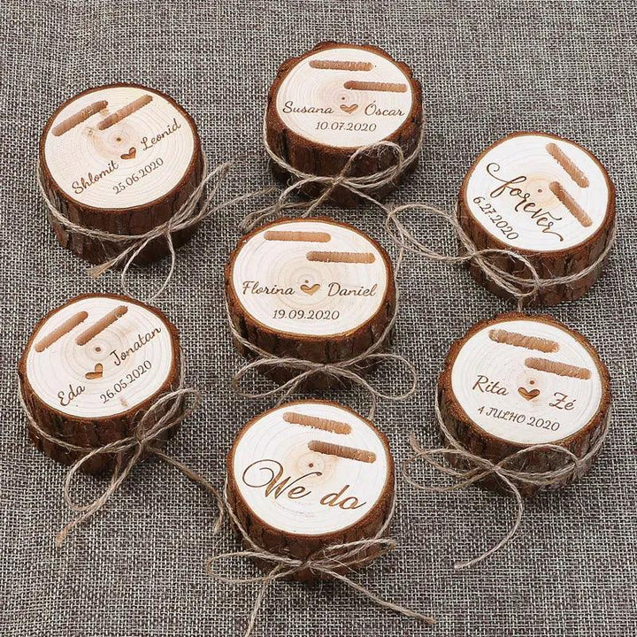 Personalized Wedding Ring Bearer Box Rustic Wedding Ring Box Wood Ring Holder Custom Names & Date Proposal Box Engagement Box MRLOUIS