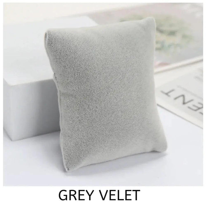 5 Colors Beige Black Grey Fabric Pillow For Watch Bangle Bracelet Display Holder Gift Jewelry Cushion DIY Accessories Wholesale - MRLOUIS