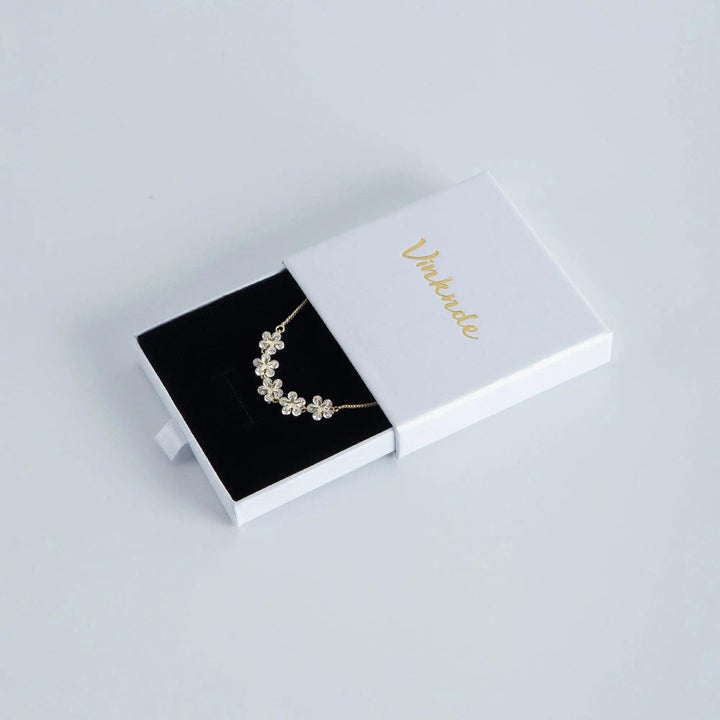 50pcs 9*9*3.2cm Paper Drawer box Personalized DIY Slide Jewelry Packaging Storage Case Bulk Custom Box Cardboard Necklace Carton - MRLOUIS