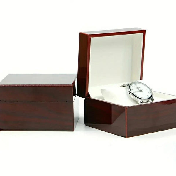 1PC High end Wooden Box Packaging Gift Special Wooden Box with Watch Packaging Gift Box Wooden Packaging Box - MRLOUIS