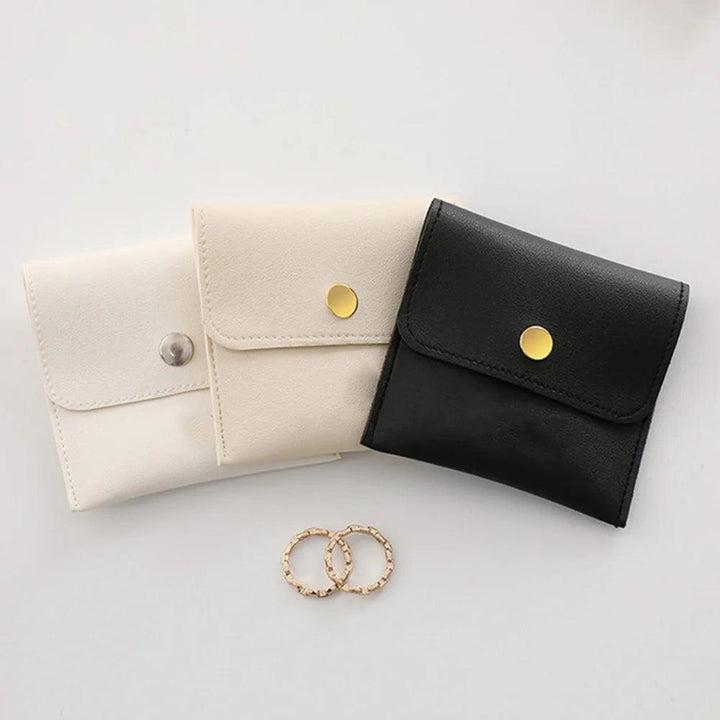 1PC PU Leather Jewellery Pouch Packaging Bag Earrings Ring Bag Necklace Bracelet Jewelry Storage Bag Jewelry Bag MRLOUIS