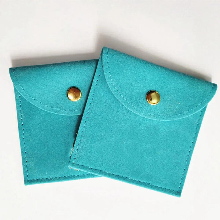 8 X 8CM Jewellery Pouch Packaging Bag Soft Velvet Gift Bracelet Necklace Earrings Rings Storeage Custom Logo MRLOUIS