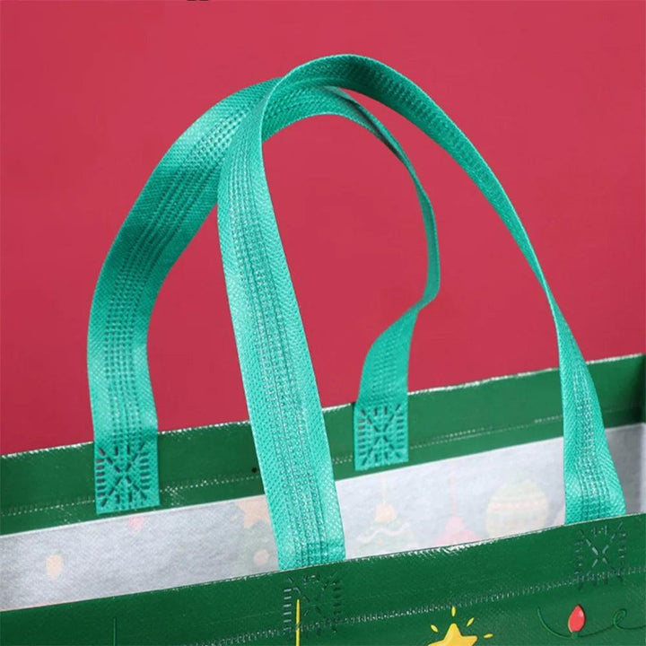 Large Christmas Gift Bag With Handle Non-Woven Reusable Holiday Treat Packaging Bag for Christmas Party and New Year Gifts MRLOUIS