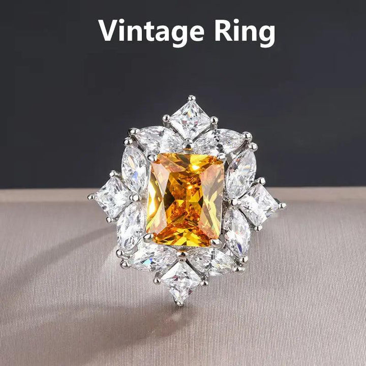 Personalized Name Ring Box Vintage Ring Gift Bag Bundle MRLOUIS