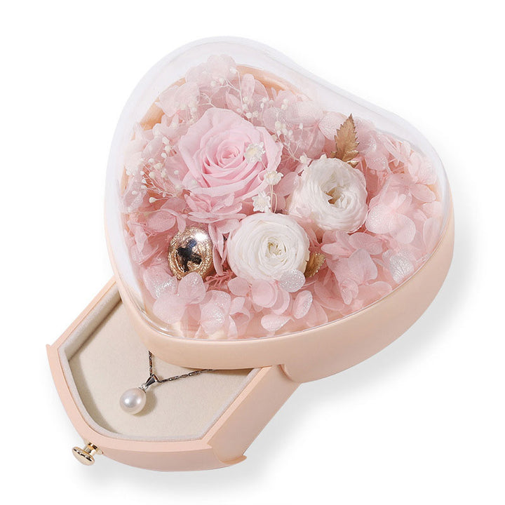 rose and necklace box