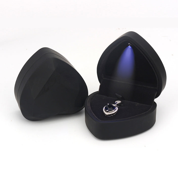 black necklace box