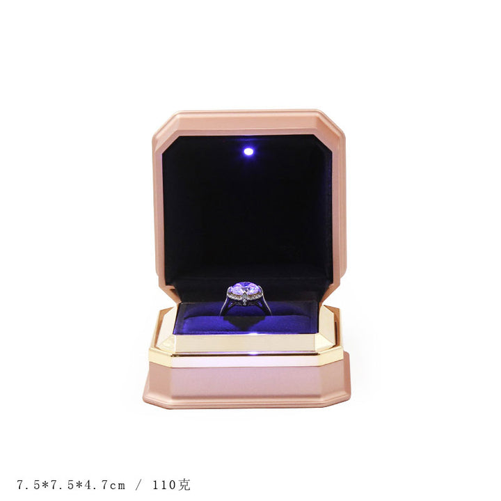 ring box with led light