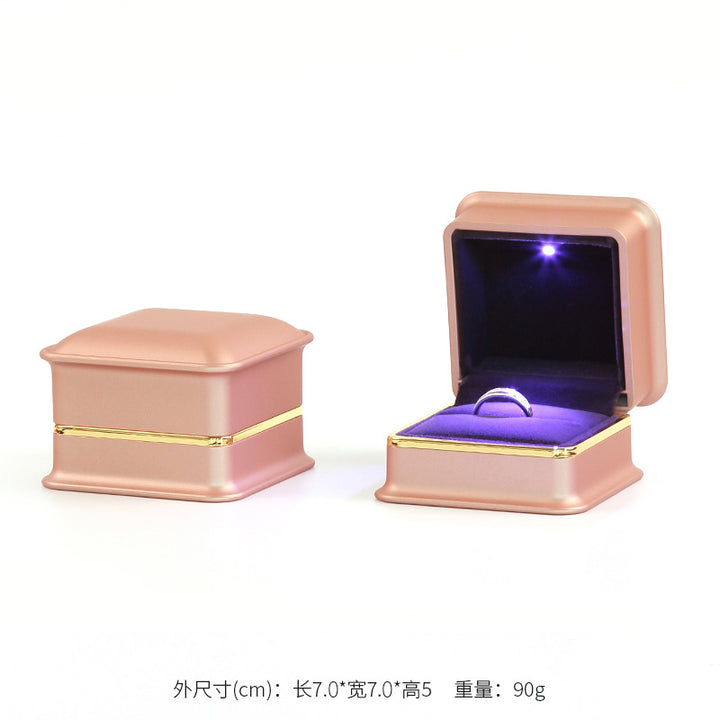 led engagement ring box