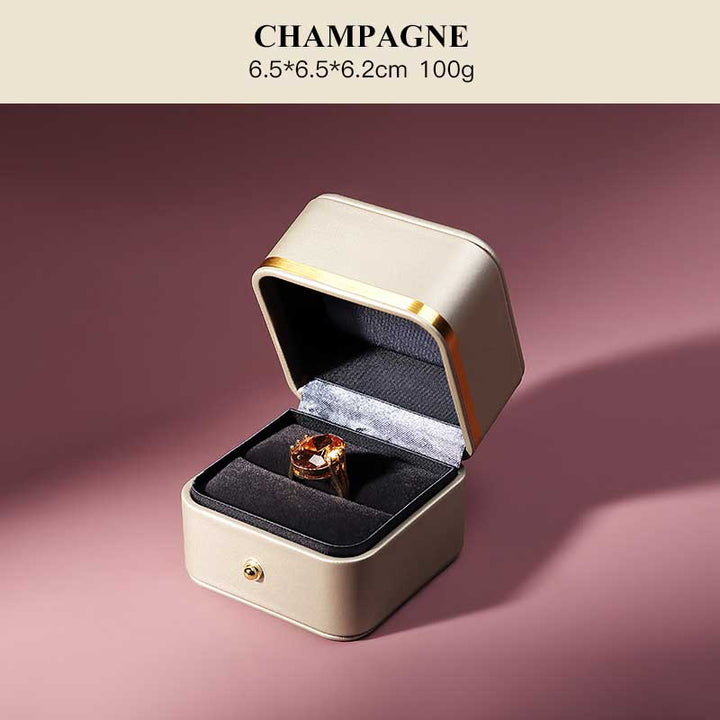 Champagne Ring Box