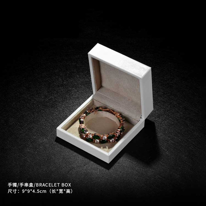 leather jewelry box bangle